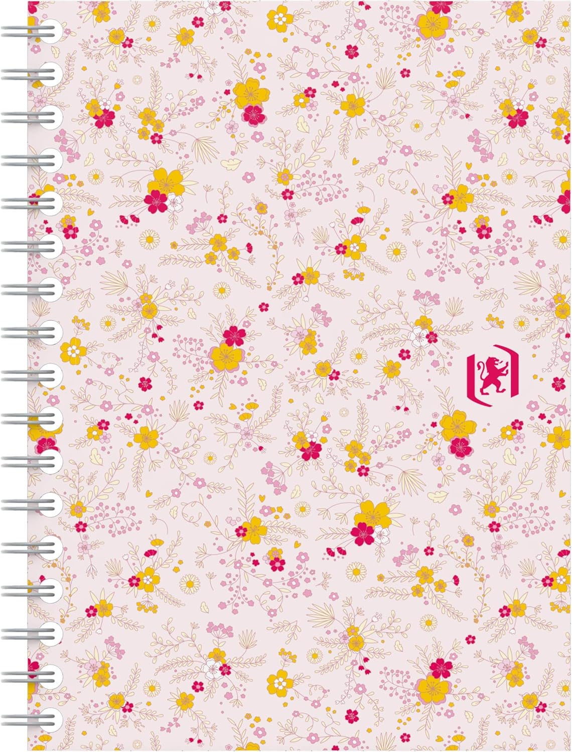 Oxford, A5 hardcover, Double Spiral Ring Notebook, Diary, Pack of 5, Lined, White, 120 Pages, 3 Designs, Assorted, Gift idea - Image 5