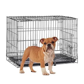 steel dog crate pan