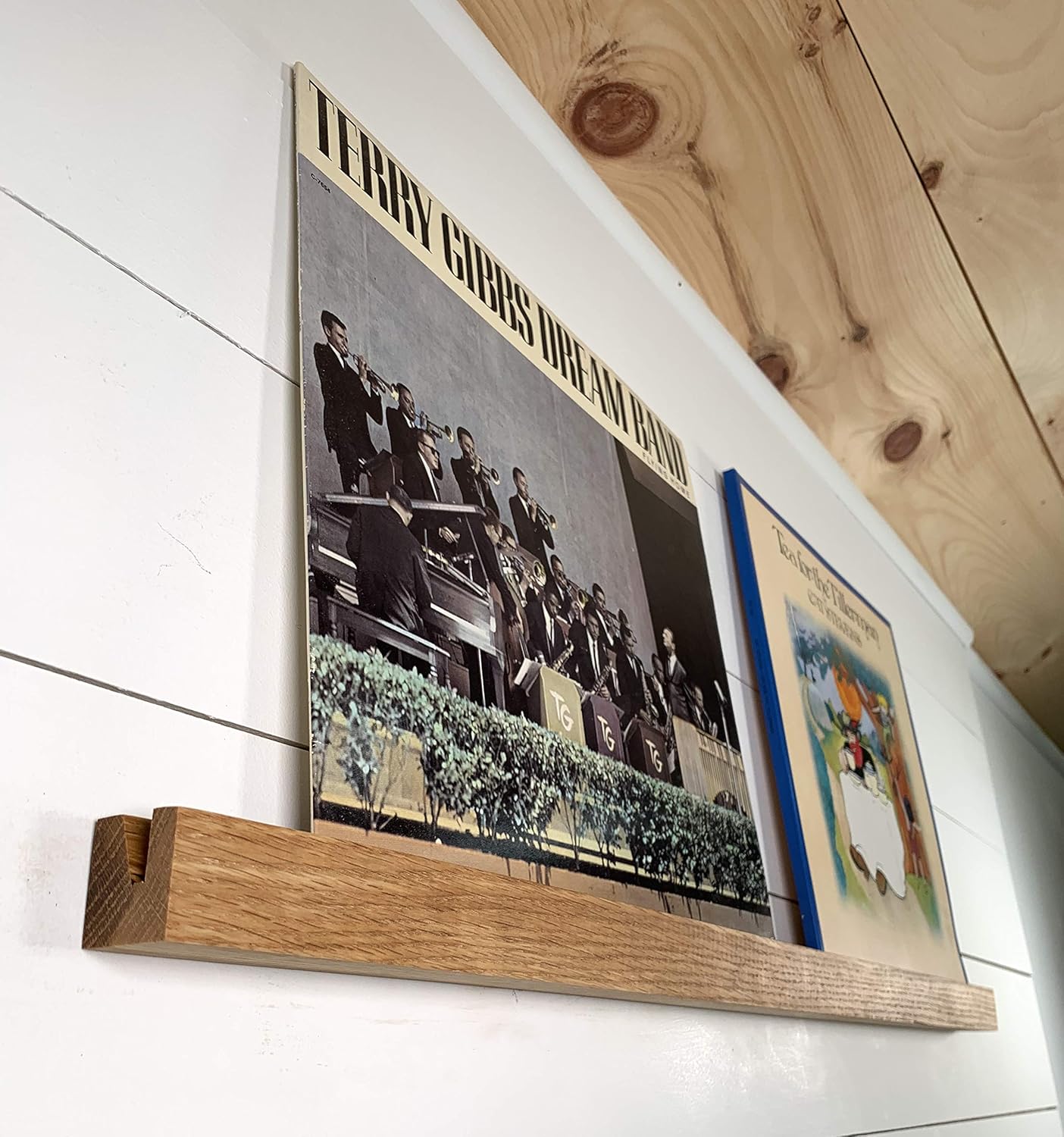 Mixed Media - Record Display, Vinyl Display, Floating record display, Record shelf, Record ledge, Record Art display