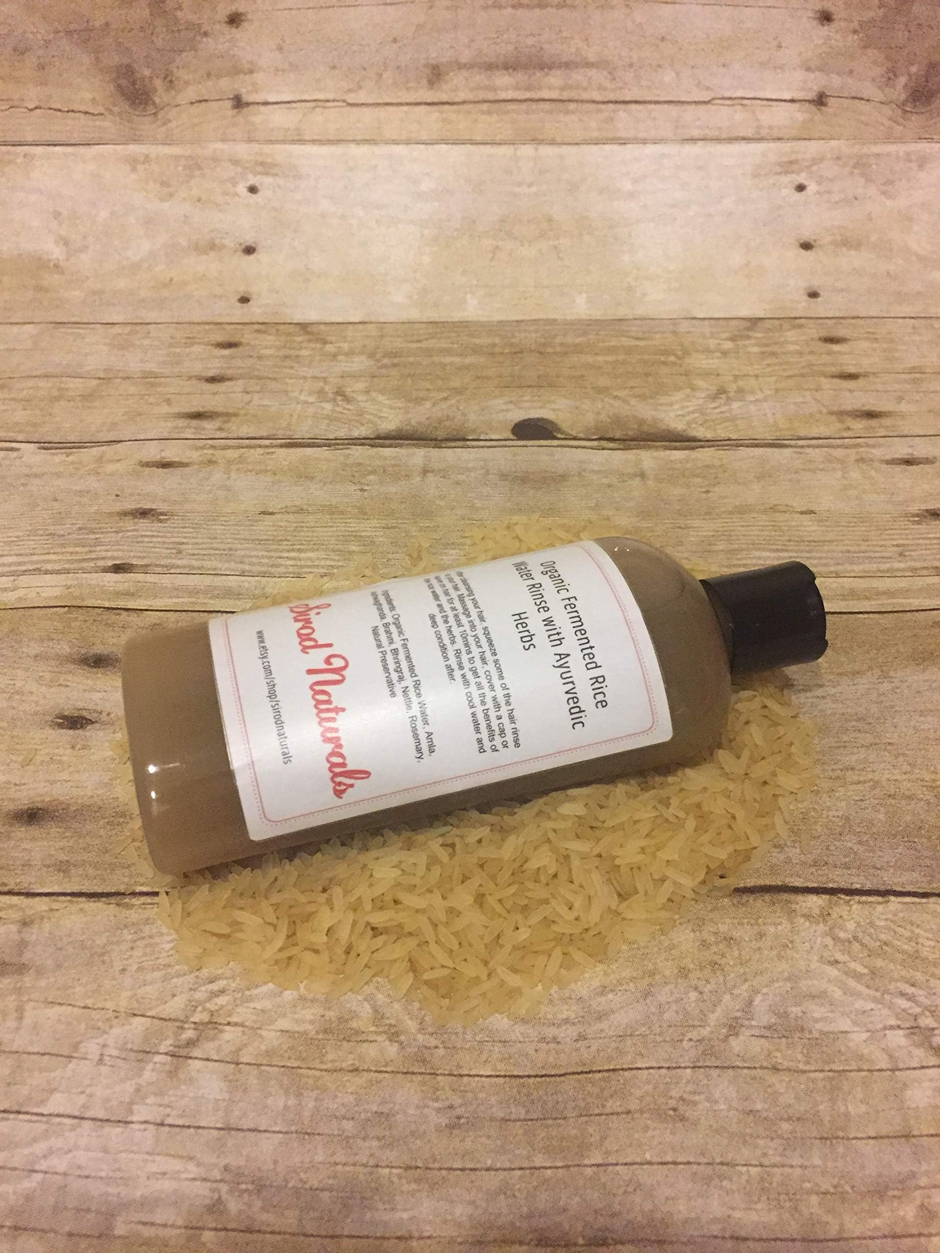 Organic Fermented Rice Water Rinse with Ayurvedic Herbs