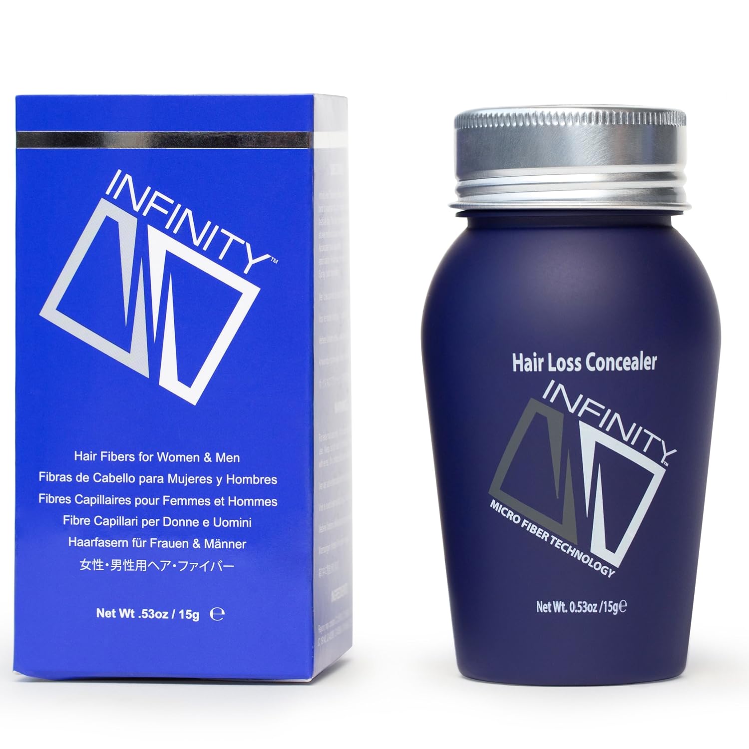 Infinity Hair Fibres, Keratin Hair Loss Concealer, Women and Men