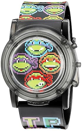 Nickelodeon TMNT Kids TMN6003SR Digital Display Analog Quartz Black Watch
