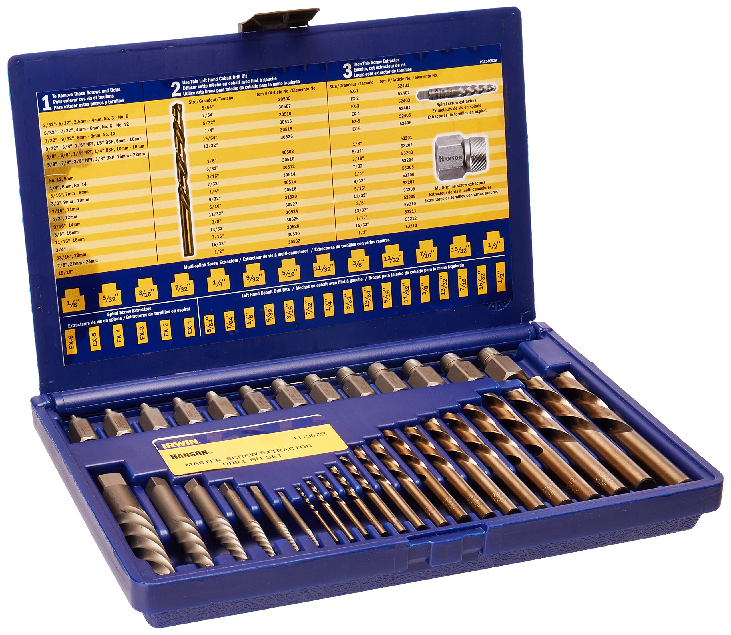 IRWIN Tools Hanson Screw Extractor and Drill Bit