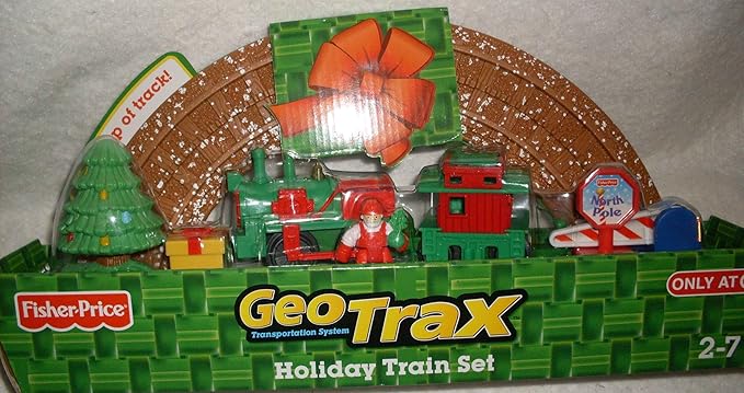 fisher price christmas train geotrax