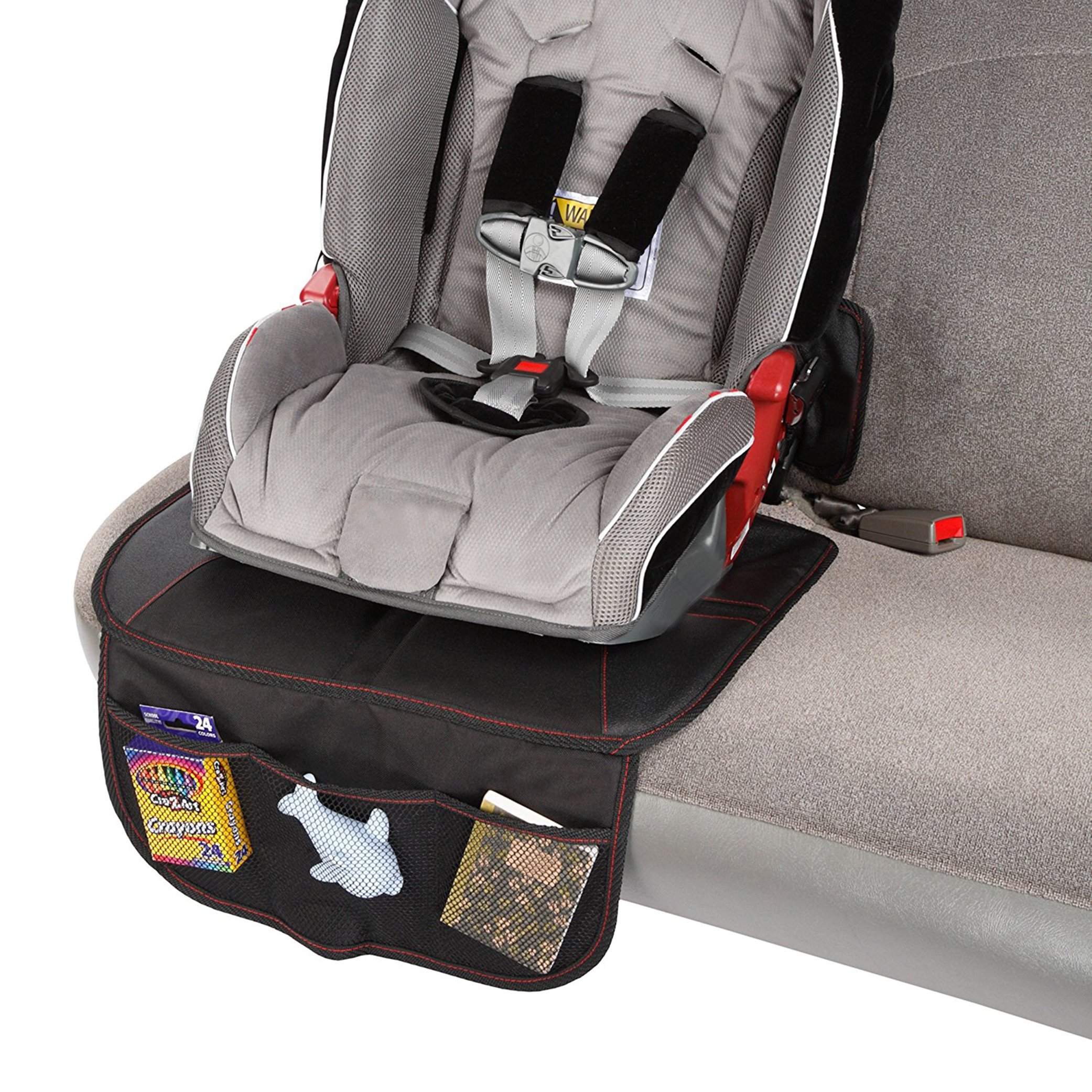 Durapower Car Seat Protector Mat Children Baby Seat Cover Grip with PVC Leather