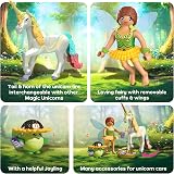 Playmobil Magic Unicorns Unicornio flor de sol con hada view 4