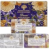Wavertree & London Dreams Bar Soap Gift Set, 3 Pack Australian Triple Milled Natural Bar Soap with Organic Shea Butter & Essential Oils, Moisturizing Plant-Based Bath & Body Soap Bars for Women & Men