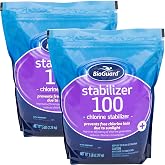 BioGuard Stabilizer 100 Chlorine Stablizer, 5 lb, 2 Pack | Prevents Sunlight-Induced Chlorine Loss, Reduces Chlorine Consumptiion