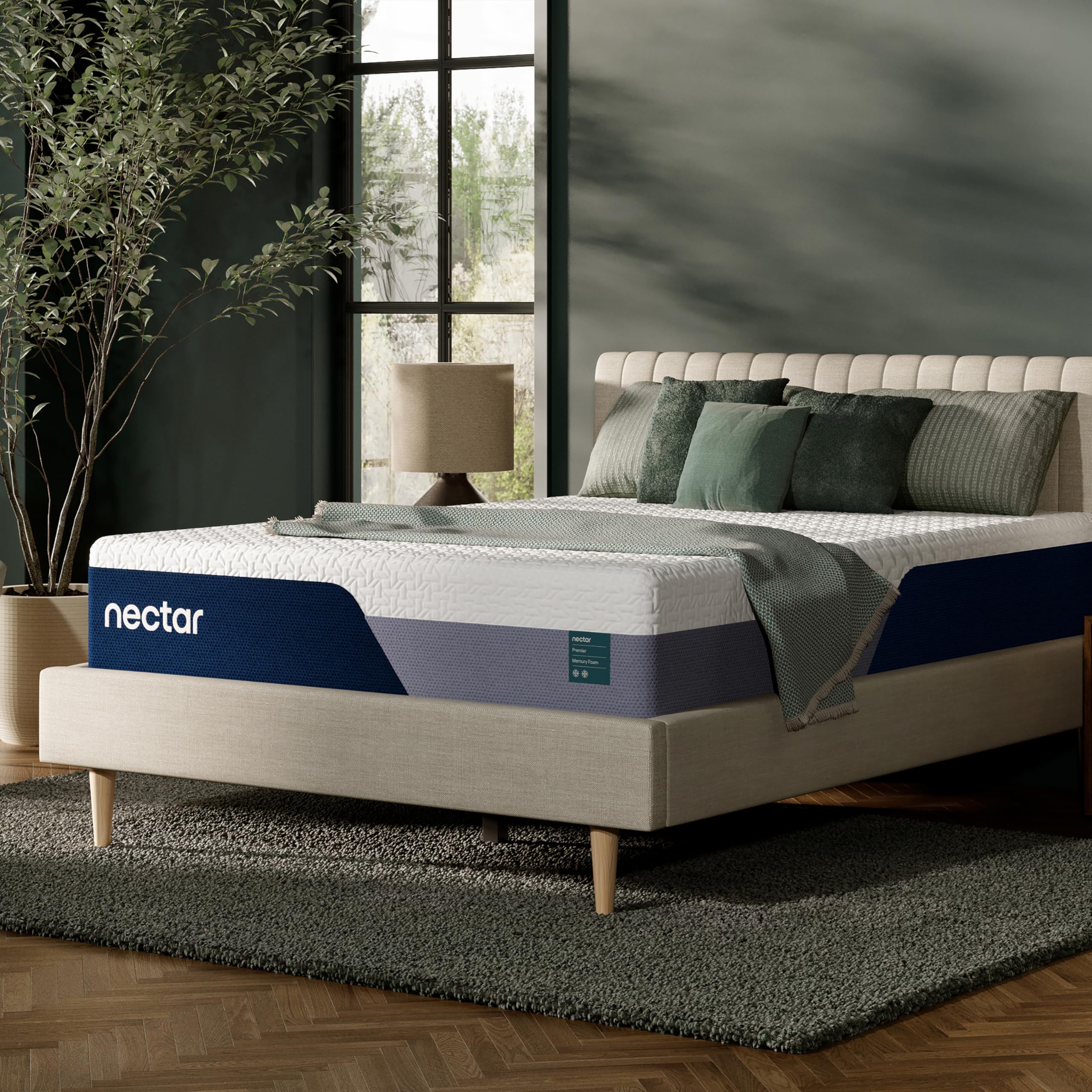 Photo 1 of Nectar Premier 13” Queen Mattress - Medium Firm - Contouring Memory Foam - Cooling Upgrade - 2” Pressure Relief Layer - Mattress in a Box - 365-Night Trial & Forever Warranty