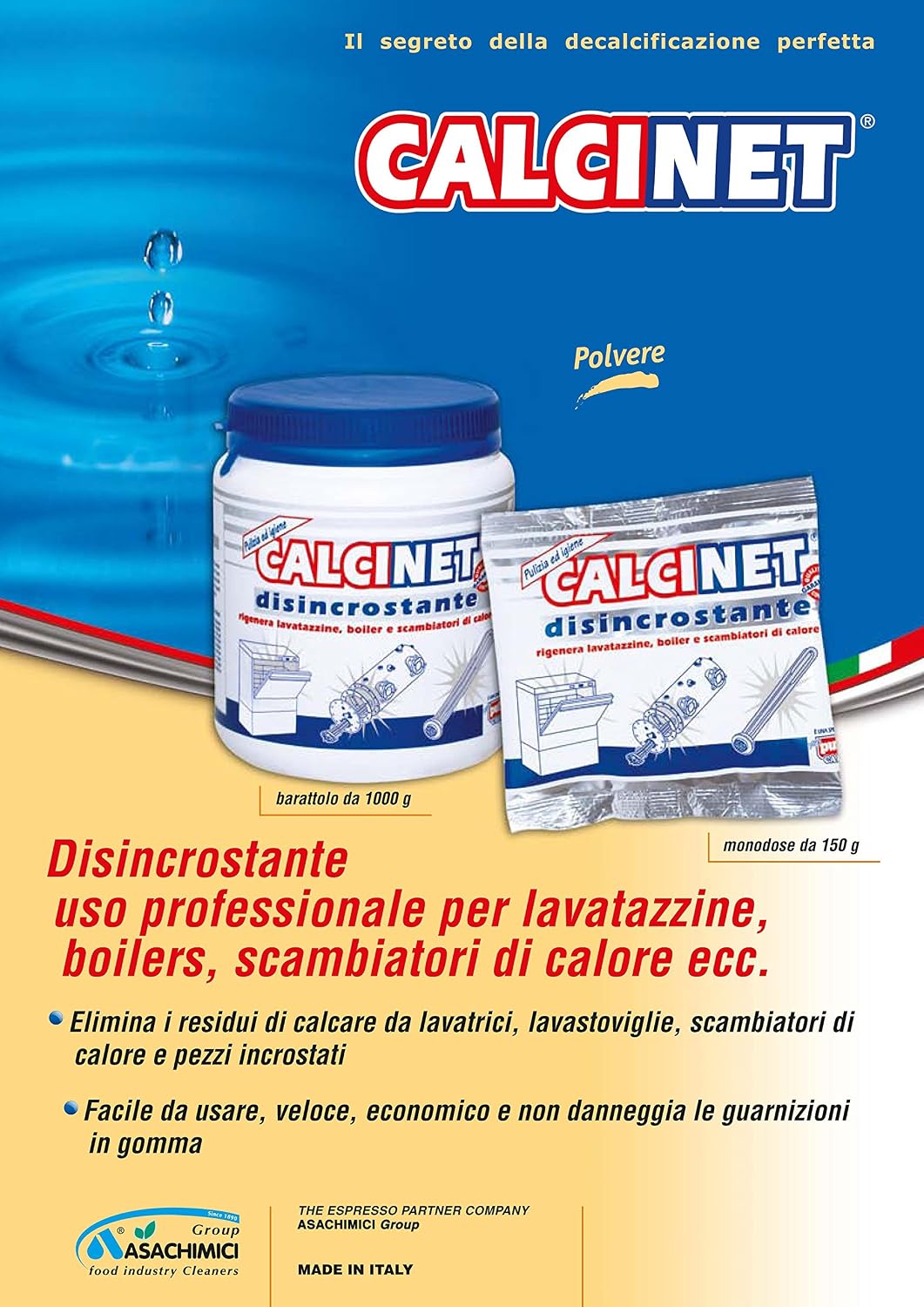 SCALE REMOVER CALCINET 1000 g PULY CAFF, 1 kg (Pack of 1) - Image 3