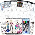 Fashion Angels Fashion & Accessory Design Sketch Set, Includes Sketch Pad with Stickers & Markers, Ultimate Fashion Design Sketch Book for Girls