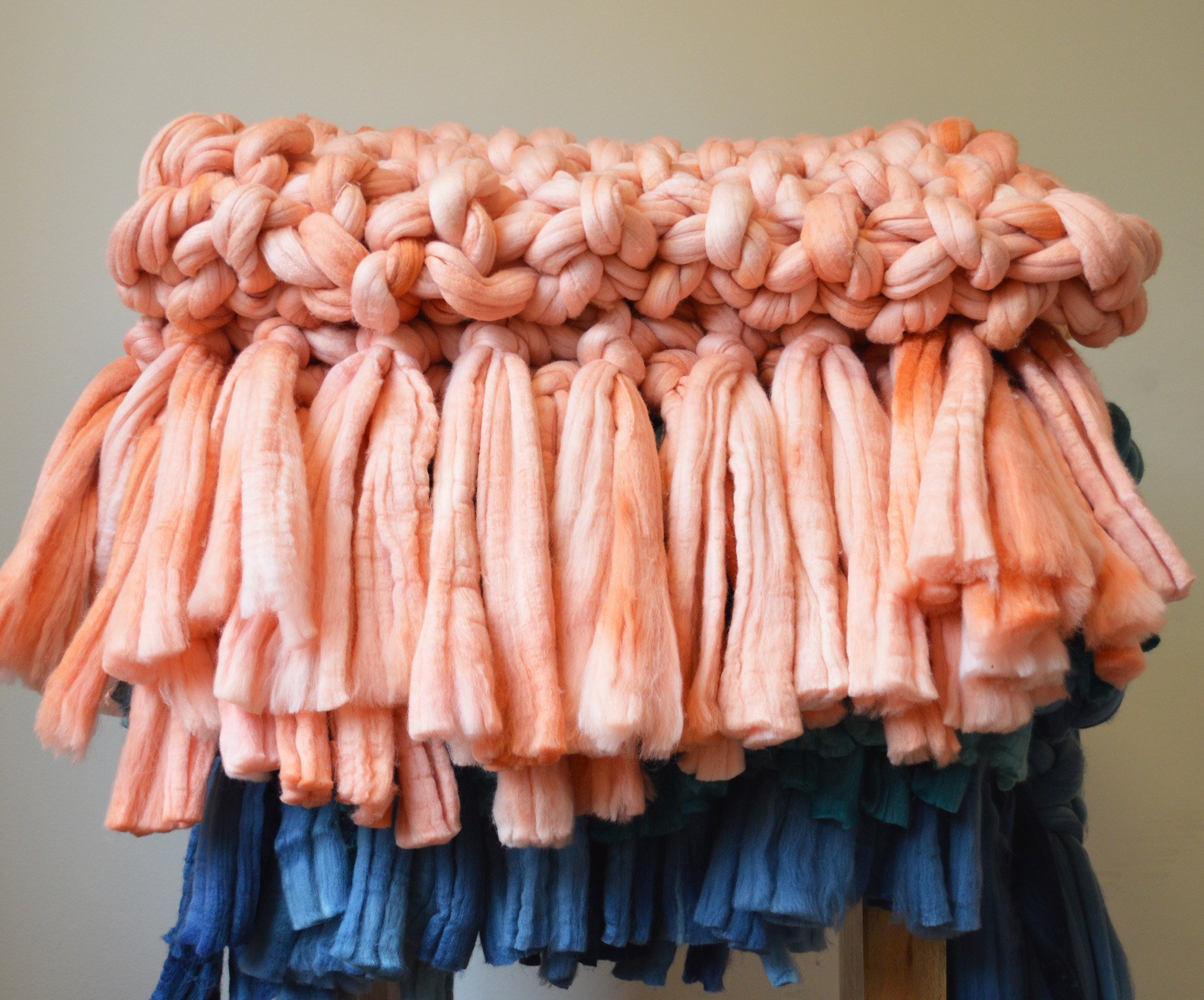 Chunky Knit Throw 100 Merino Wool Blanket with Fringe Buy Online