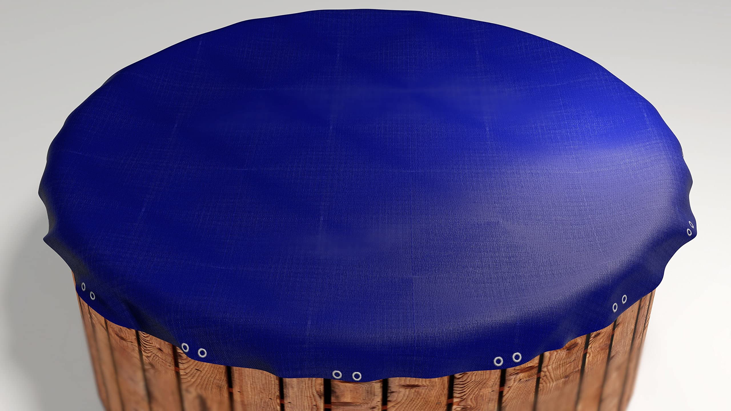 GRASEKAMP Qualität seit 1972 84527 Pool Cover Round 350-360 cm Royal Blue Tarpaulin Size 420 cm Summer Winter Blue