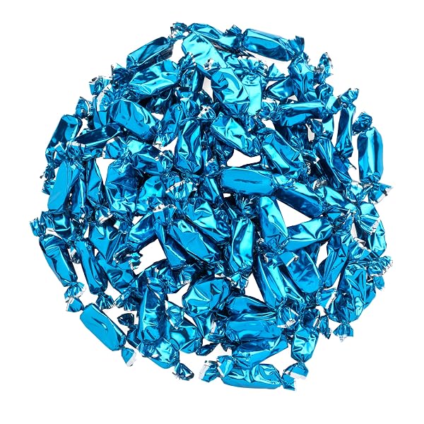 CANDY ENVY – INDIVIDUALLY WRAPPED CARAMELS – MERMAID COLOR WRAPPERS – 2 POUND BULK MERMAID PARTY DECORATION