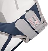 LeMieux Armour Shield Fly Mask Navy with Bamboo Lining – L Size view 4
