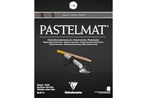 Clairefontaine 96016C Pastelmat No6 pad 360g 24x30-Anthracite, 24 x 30 cm, Anthracite
