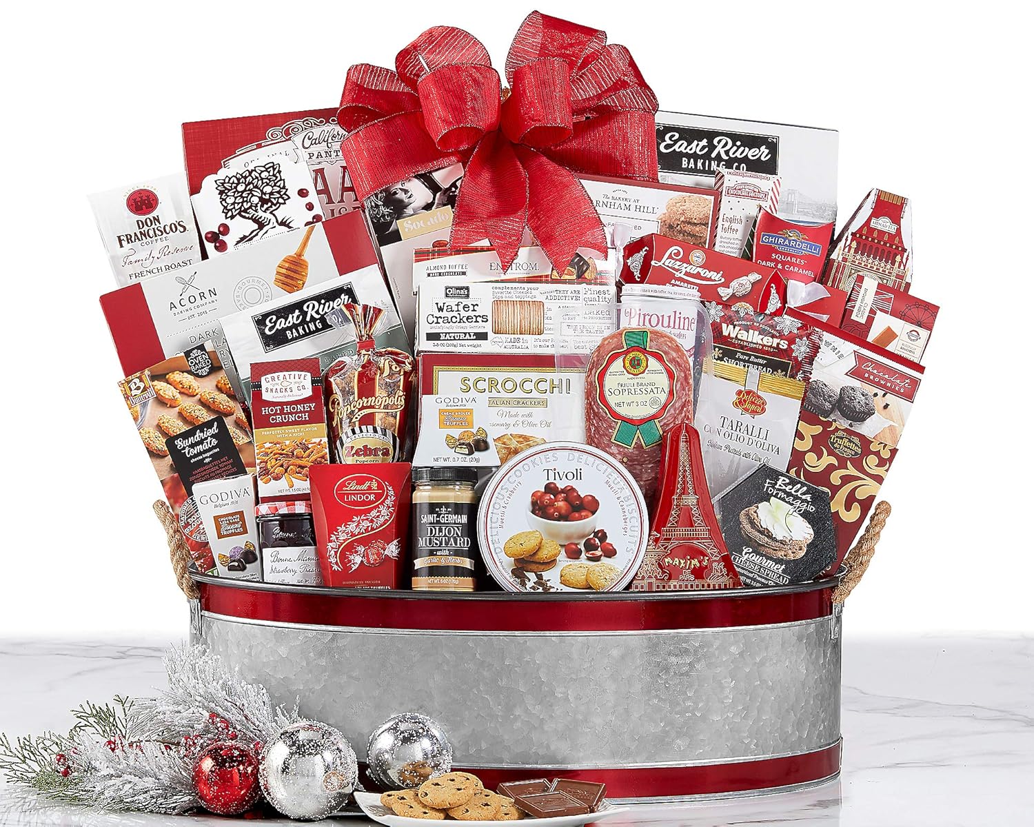 Van's Gifts Holiday The Celebrator Gourmet Gift Basket