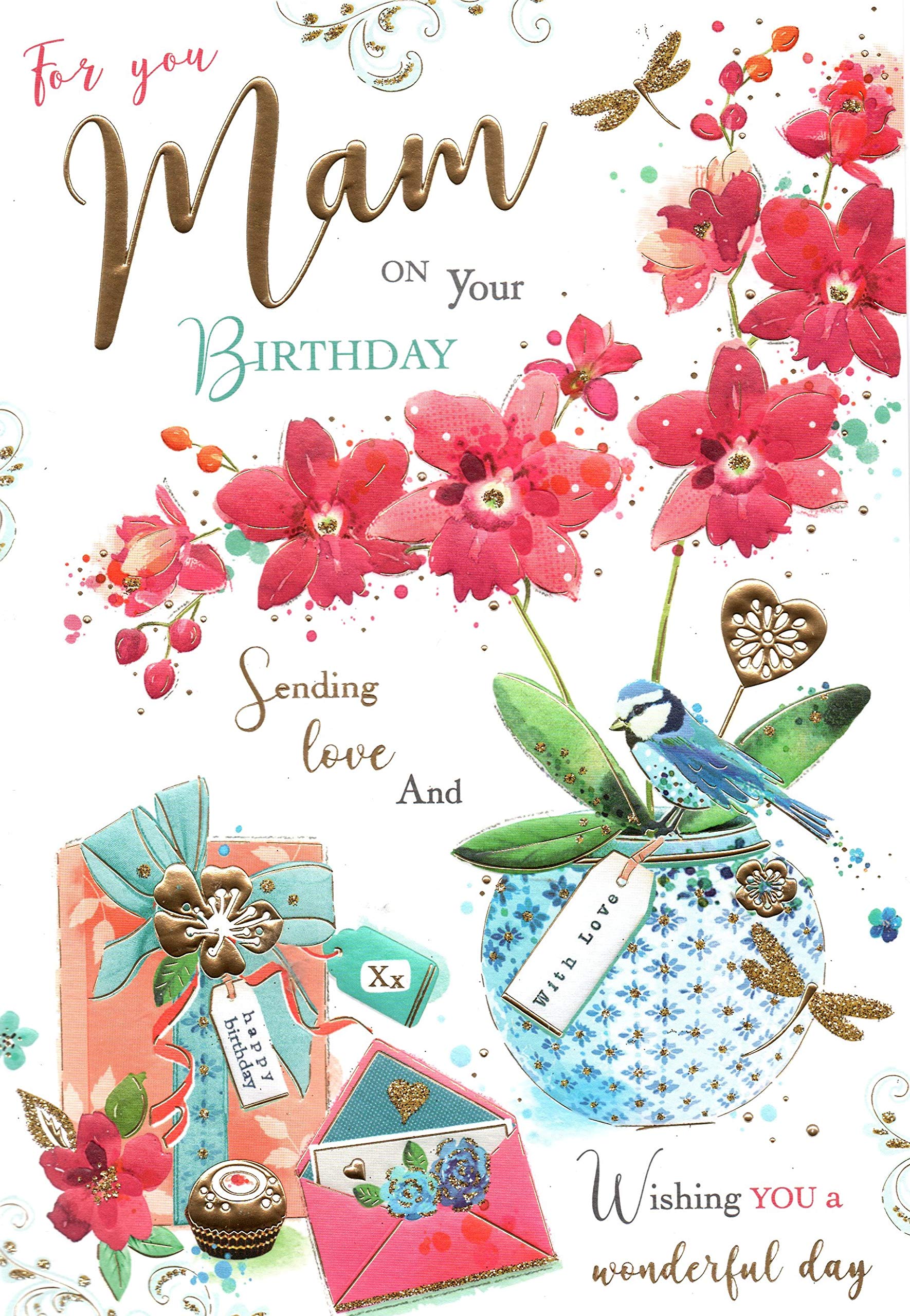 Jonny Javelin Mam Birthday Card from the Signature Range