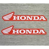 2x RED DECALS STICKERS GRAPHICS compatible with Honda CBR600 CBR600RR CBR1000RR CR60 CR80 CR85 CR125 CR250CRF50 CRF80 CRF100 CRF110 CRF125 CRF150 CRF230 CRF250 CRF300 CR 60 85 CRF 50 70 80 100 110 125