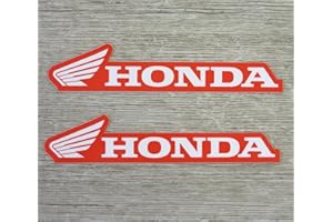 I5MOTORCYCLE 2x RED DECALS STICKERS GRAPHICS compatible with Honda CBR600 CBR600RR CBR1000RR CR60 CR80 CR85 CR125 CR250CRF50 CRF80 CRF100 CRF110 CRF125 CRF150 CRF230 CRF250 CRF300 CR 60 85 CRF 50 70 80 100 110 125