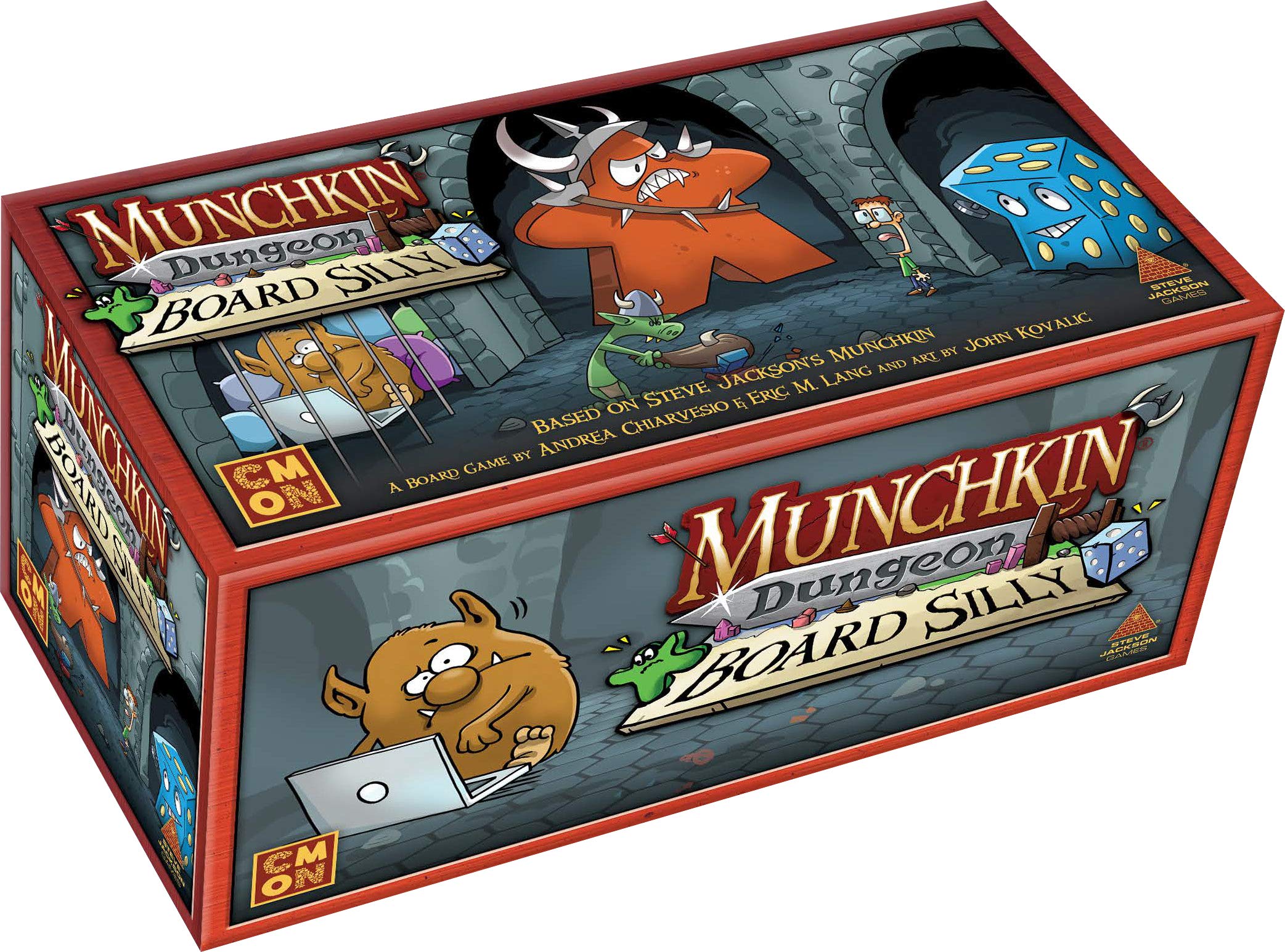 Steve Jackson Games | Munchkin: Dungeon | Board Game | 2 to 5 Players | Ages 14+ | 80 Minutes Playing Time