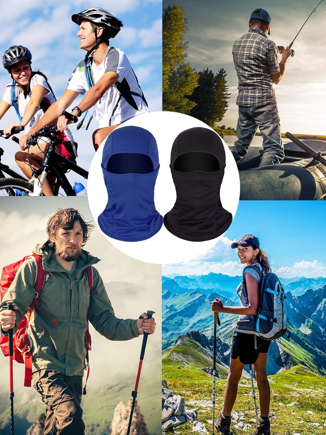 3 Pieces Summer Balaclava Sun Protection Face Mask Breathable Long Neck Cover for Men Usage (Black, Grey, Navy Blue) at  Men’s Clothing store