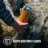STANLEY 1.06L Quick Flip Stainless Steel Water Bottle Saffron Cold 18h Leakproof view 4