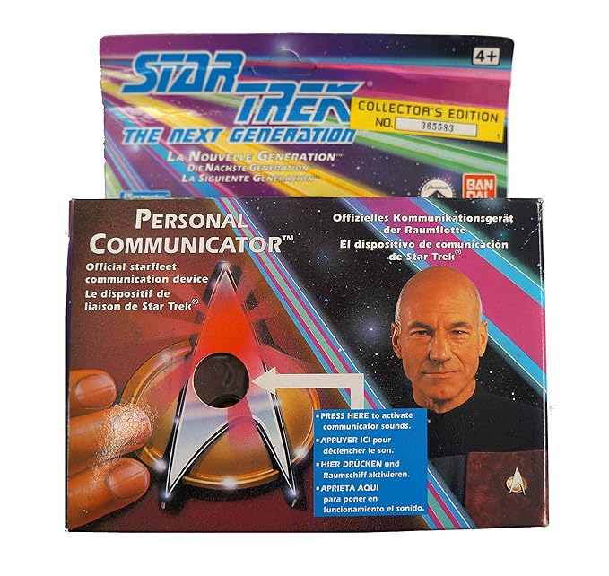 Star Trek the Next Generation Personal Communicator by Space. The Final Frontier