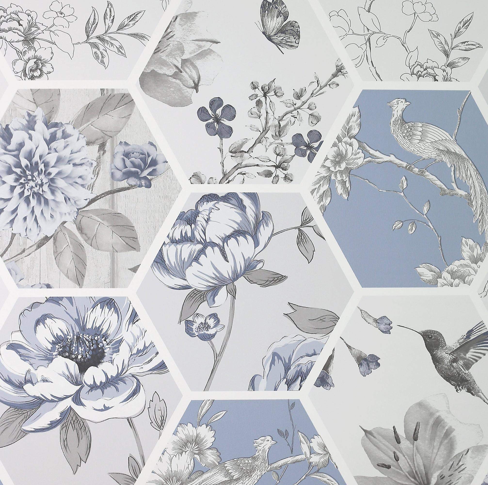 Arthouse Chinoise Decoupage Blue 908903