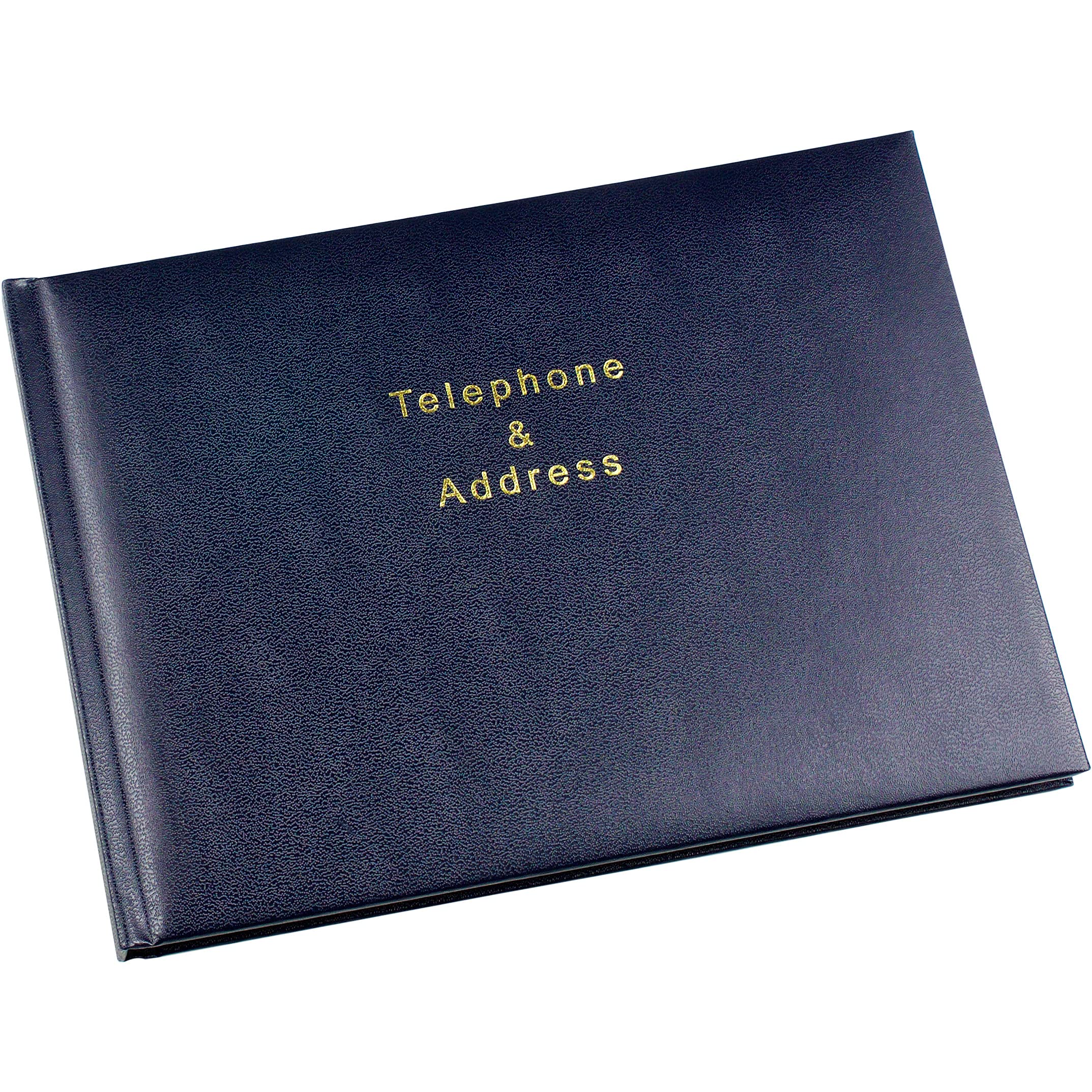 Esposti Telephone and Address Book - 64 Pages (128 Sides) - Blue - Size 215 x 160mm