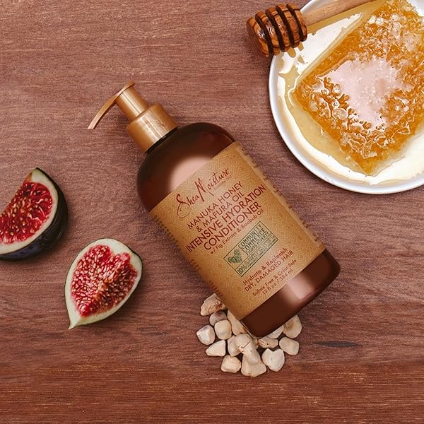 SHEAMOISTURE CONDITIONER INTENSIVE HYDRATION FOR DRY, DAMAGED HAIR MANUKA HONEY AND MAFURA OIL TO NOURISH AND SOFTEN HAIR 13 OZ