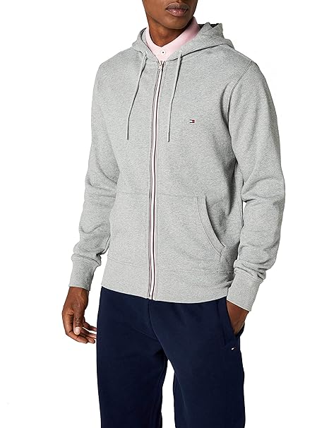 Tommy Hilfiger Herren Strickjacke Core Cotton Zip Hoodie