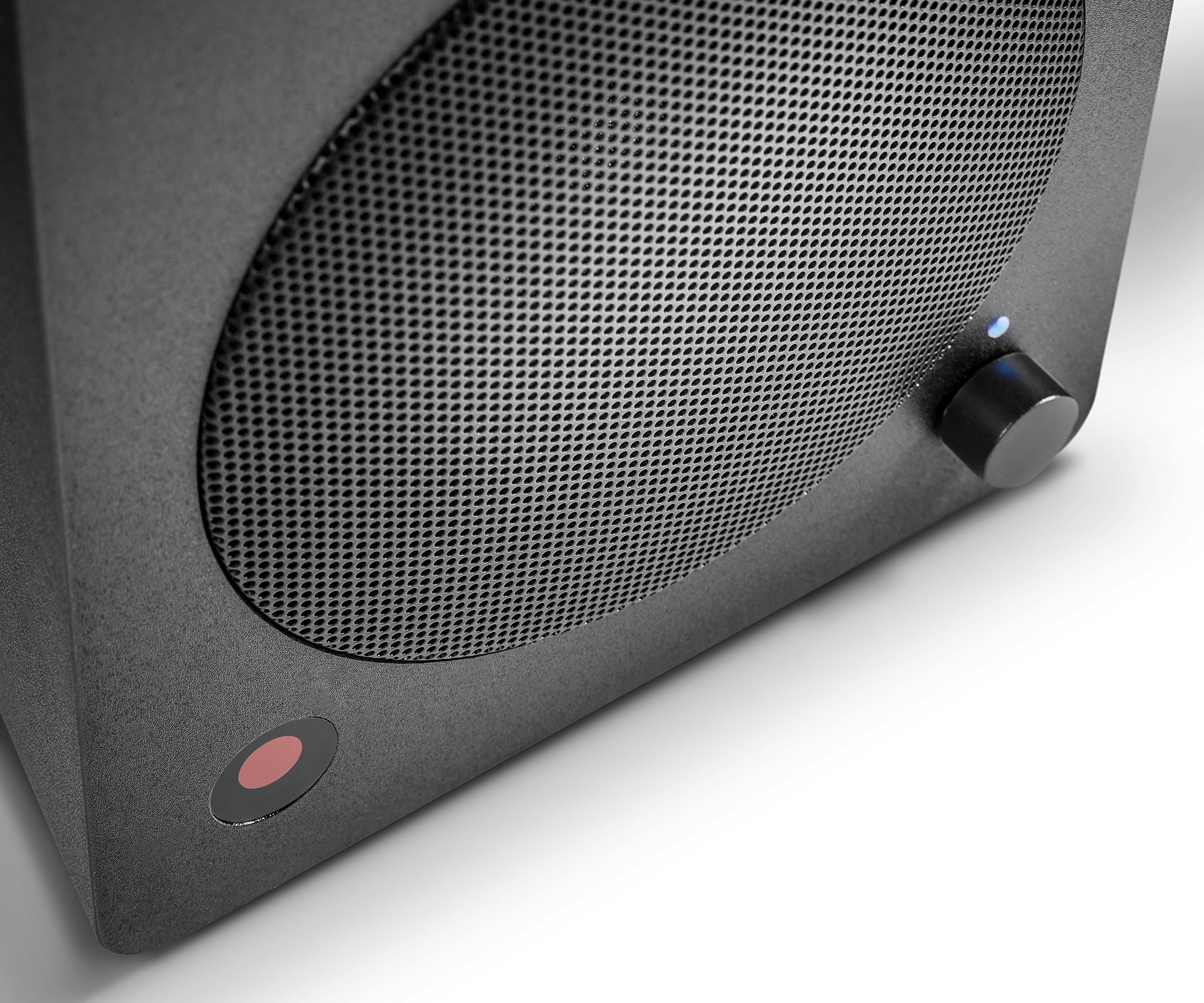 wavemaster CUBE MINI NEO black - Regallautsprecher-System (36 Watt) mit Bluetooth-Streaming, Digitalanschluss und IR-Fernbedienung, Aktiv-Boxen, Nutzung für TV/Tablet/Smartphone, schwarz (66370) 7