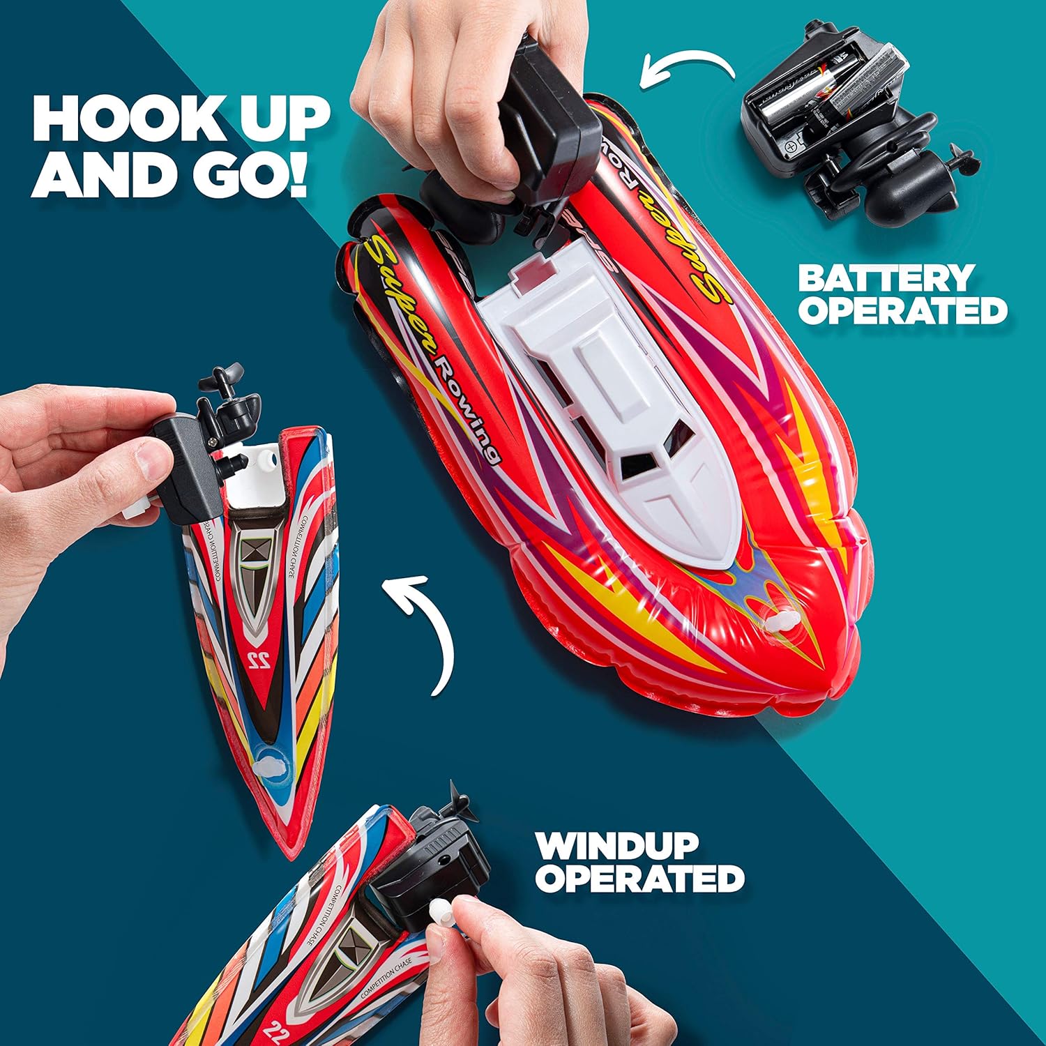 battery powered toy boat