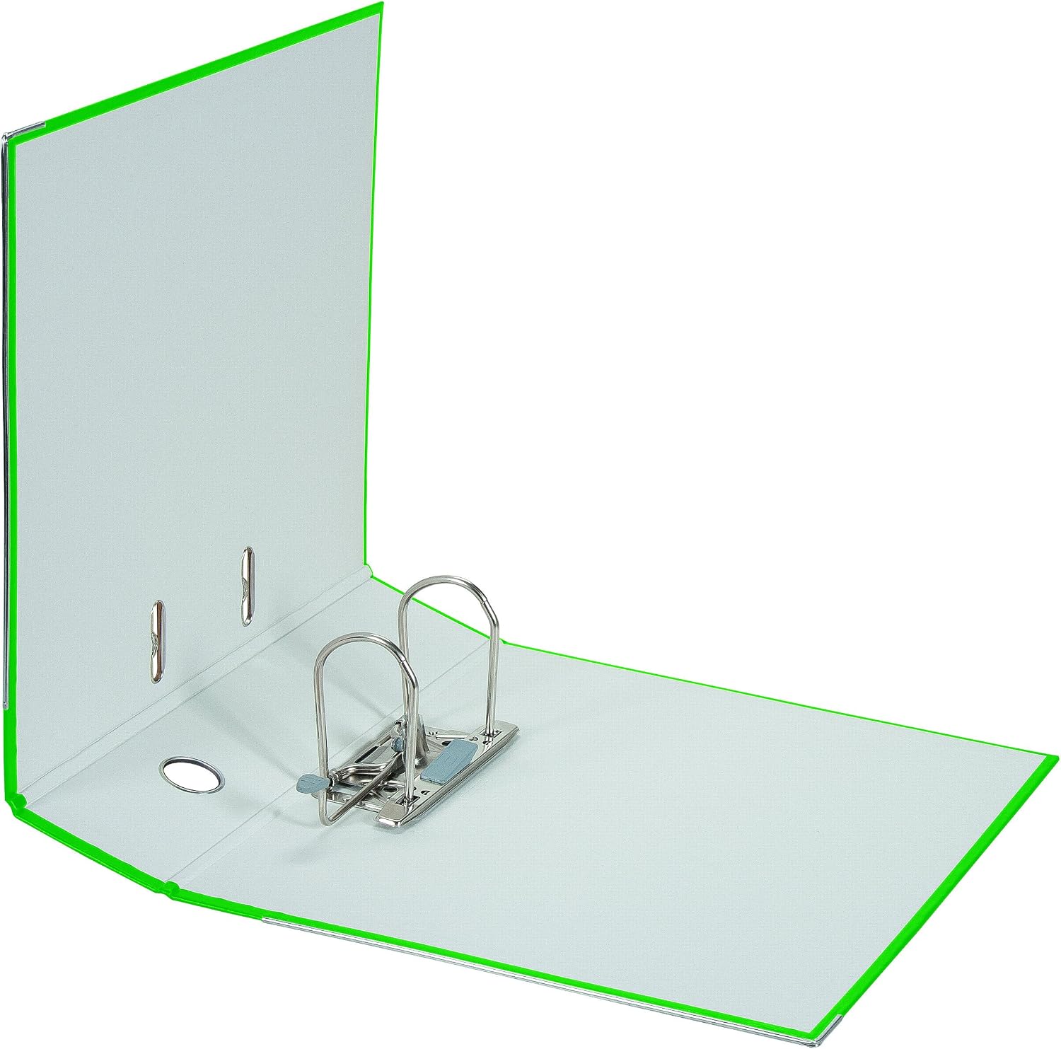 Original Falken PP-Color plastic files. Made in Germany. 8 cm wide DIN A4 pastel colour light green ring binder vegan file folder letter folder office folder plastic folder slotted folder - Image 3