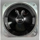 SCFM Replacement 3.5" Black Speaker Cone, Security Speaker Cone, Wired, Corded Electric, Compatible with NuTone Door Speakers IS69 IS67 IS70 IS54 IS55 ISB64