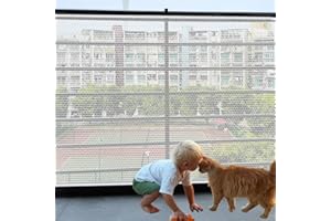 Baby Protective net, 10x2.6 feet Anti-Fall net Children's Balcony guardrail net, Children's pet Safety net Balcony Screen, Cr