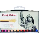 Cont&eacute; &agrave; Paris Portrait Colour Carre Crayons (Pack of 12)