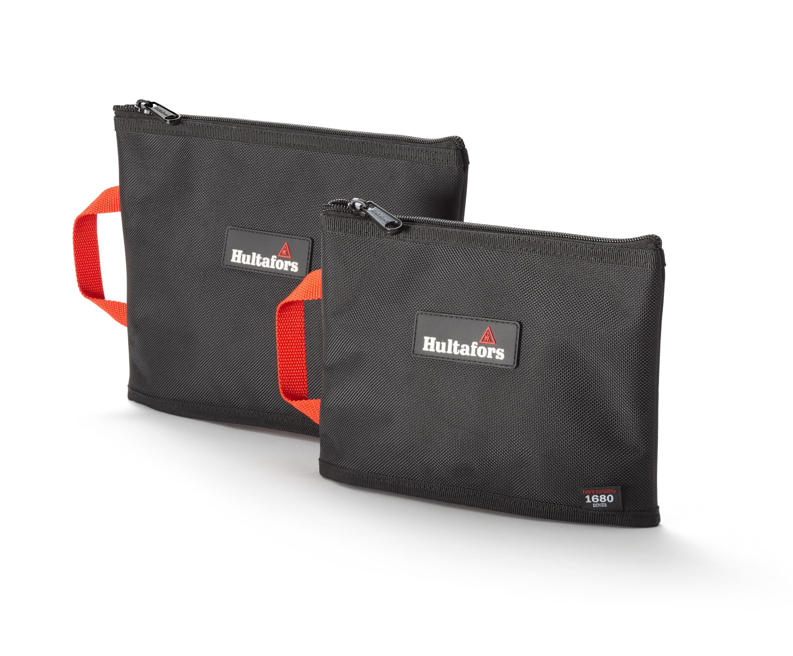 Zippered Tool Bag Set I Pack of two small tool pouches for small tools, nails and other items I Multi-Purpose Storage Organizer with 1680 Denier I 590190