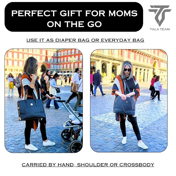 TALA TEAM TOTE BAG FOR WOMEN WITH INSULATED LUNCH COMPARTMENT – BOLSOS PARA MUJERES, WORK TOTE BAG, LAPTOP BAG, LONCHERAS PARA MUJER, LUNCHBOX FOR WOMAN.