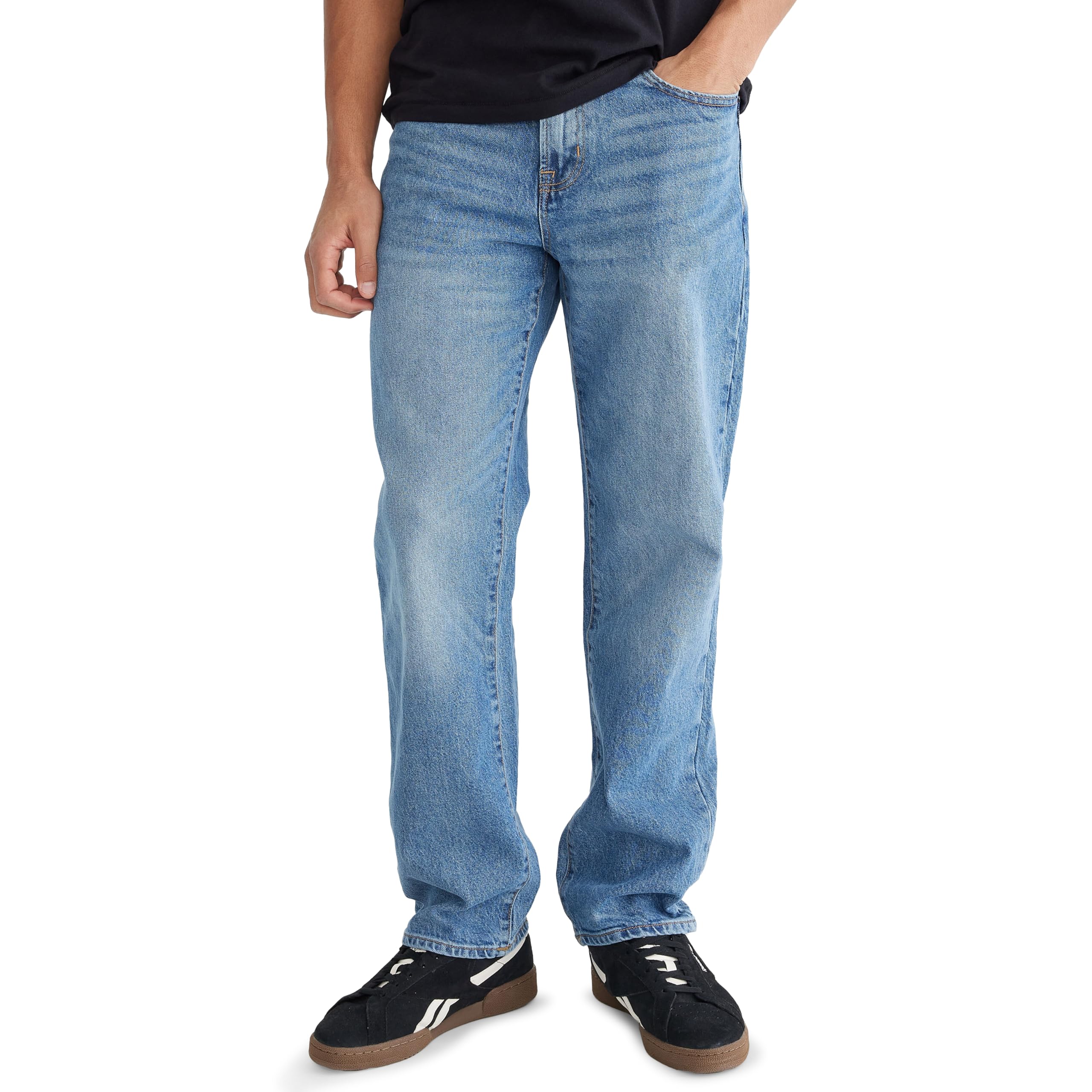 Loose Straight Jean, Medium WASH, 28 30