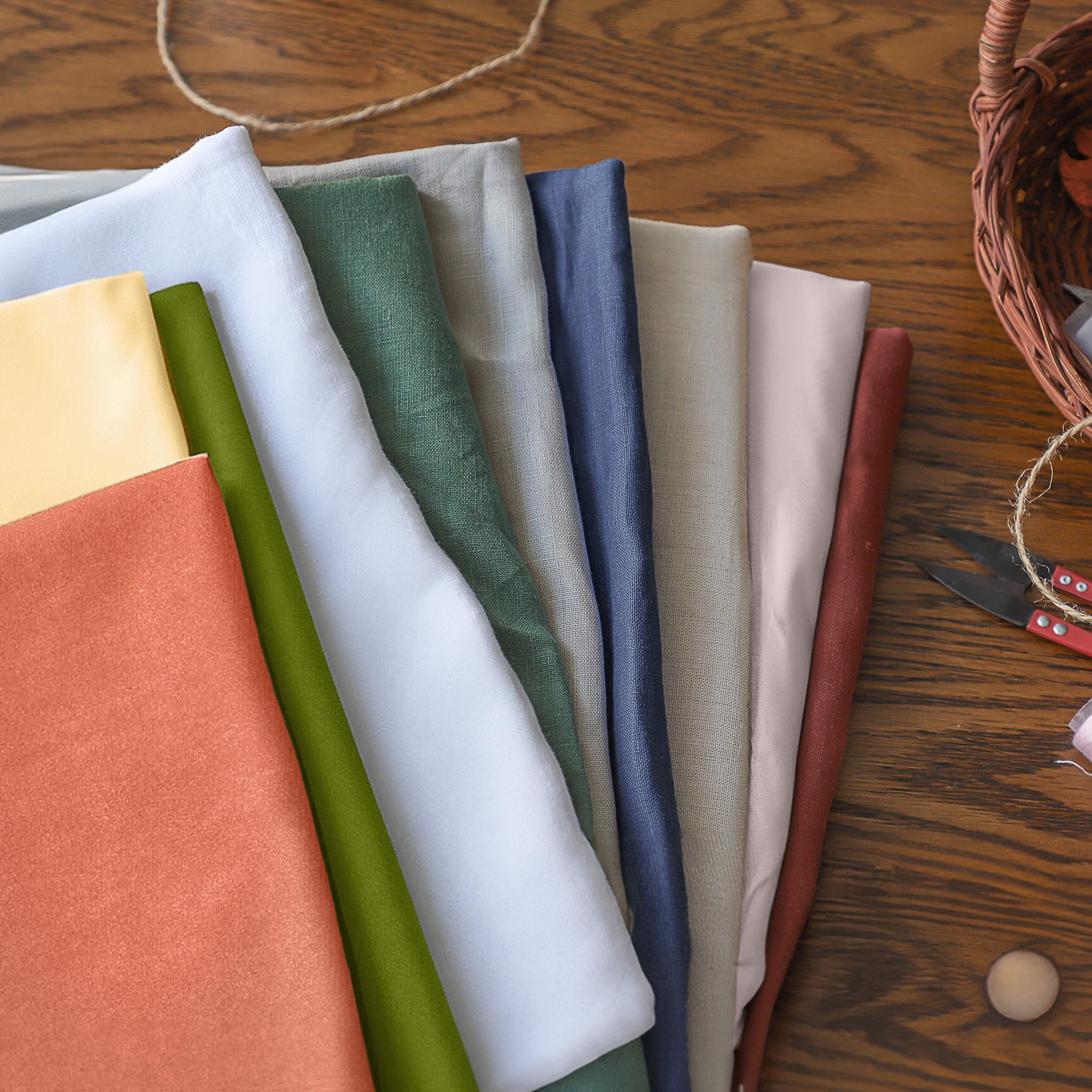 Simple&Opulence 100% Nature Pure Linen Fabric 78
