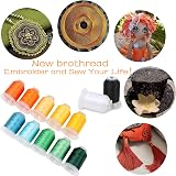 New brothread 63 Color Polyester Embroidery Thread Kit 500M Spools 63 view 2