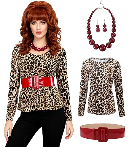 Rubie's Sex Kitten Auburn Wig – Peg Bundy Married With Children Costume Accessory
