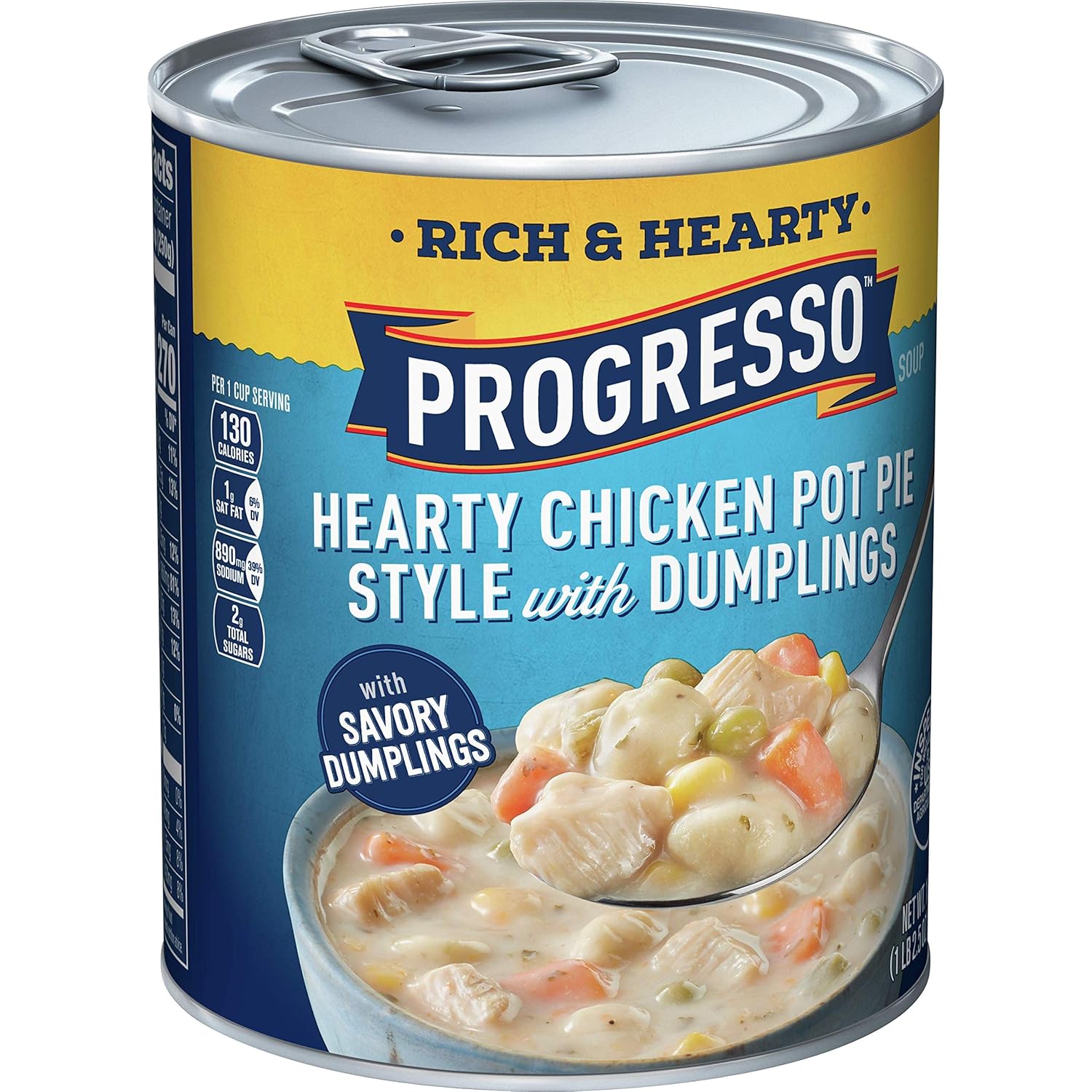Amazon Com Progresso Rich Hearty Hearty Chicken Pot Pie Style Soup 18 5 Oz Can Pack Of 6 Progressive Soup Grocery Gourmet Food