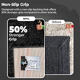 BPIL Living Room Rug 60x110 cm 5cm Thick Shaggy Black view 4