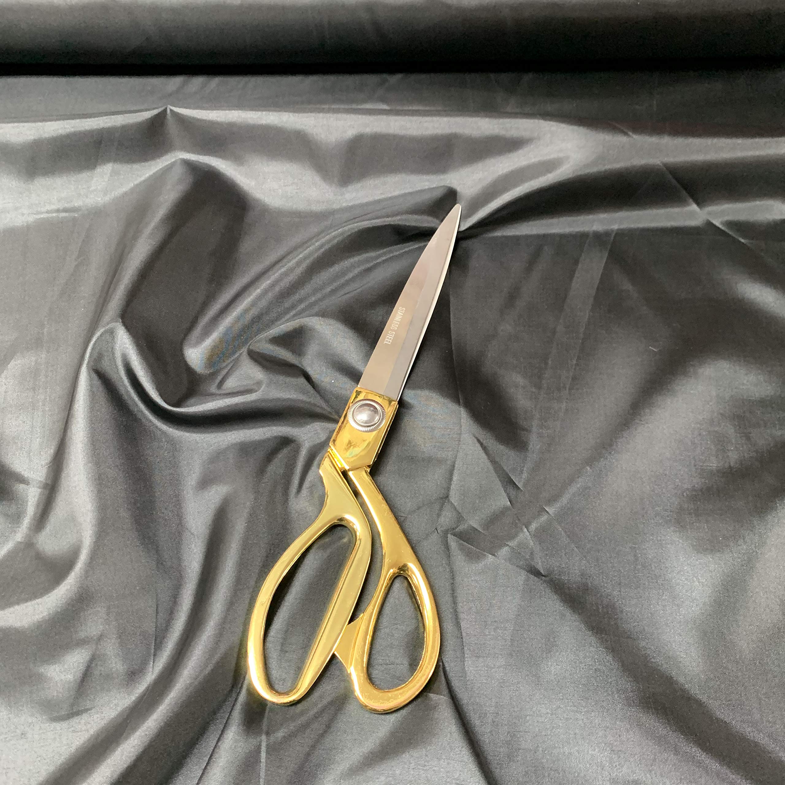 [Black] Dress Skirt JACKET Anti Static Lining Decor Fabric 150cm Multi Purpose Decoration Mask Art Craft Fabric