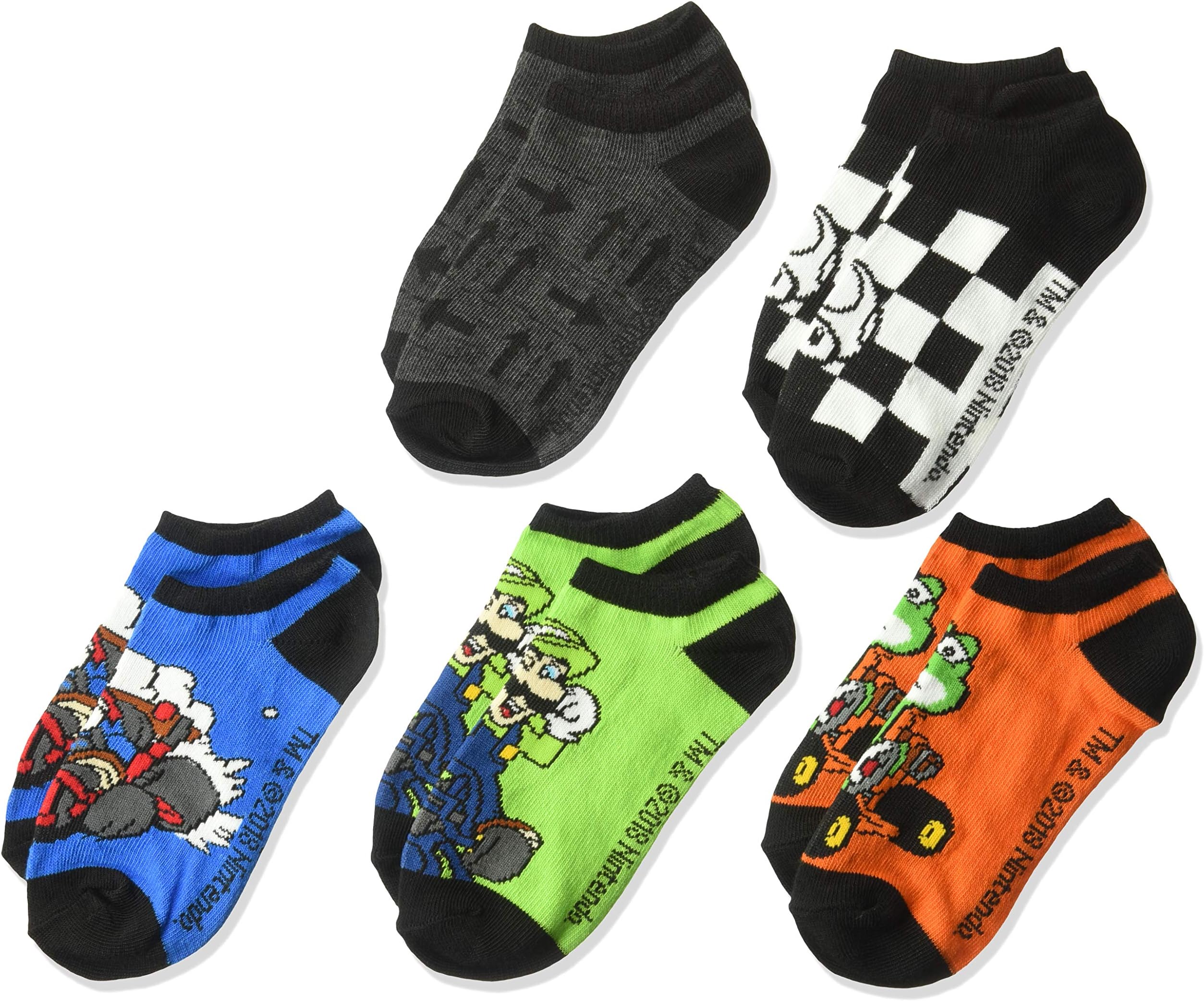 Boys' Big 5 Pack No Show Socks