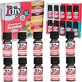 Valentine's Day Dessert Scented Oils Gift Set (10 Pack, 10ml XL Bottles) - Sweet Treat Fragrance Oils for Diffusers, Aromatherapy, Candles, Soap, Slime & Crafts - Chocolate, Caramel & Berry Scents
