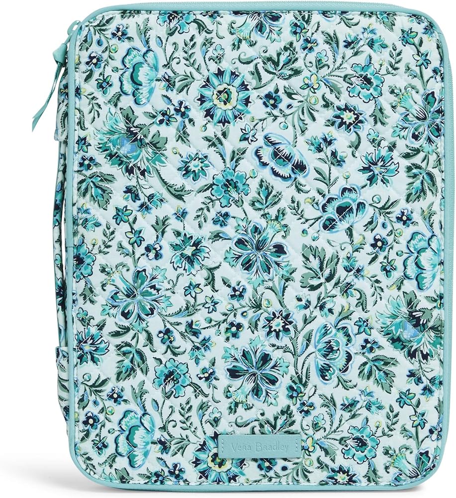 Amazon Com Vera Bradley Women S Vera Bradley Women S Signature Cotton Tamer Tablet Organizer Cloud Vine One Size Cloud Vine One Size Us